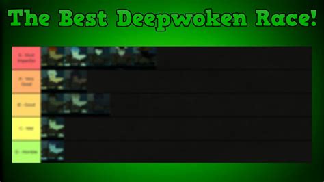 races deepwoken|Deepwoken Race Tier List – The Best and Worst!